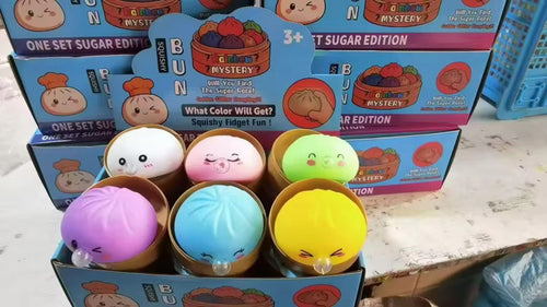 Bubble Dumpling Squishy Toy – Squeeze to Blow Bubble Stress Toy- Ships in 2 weeks